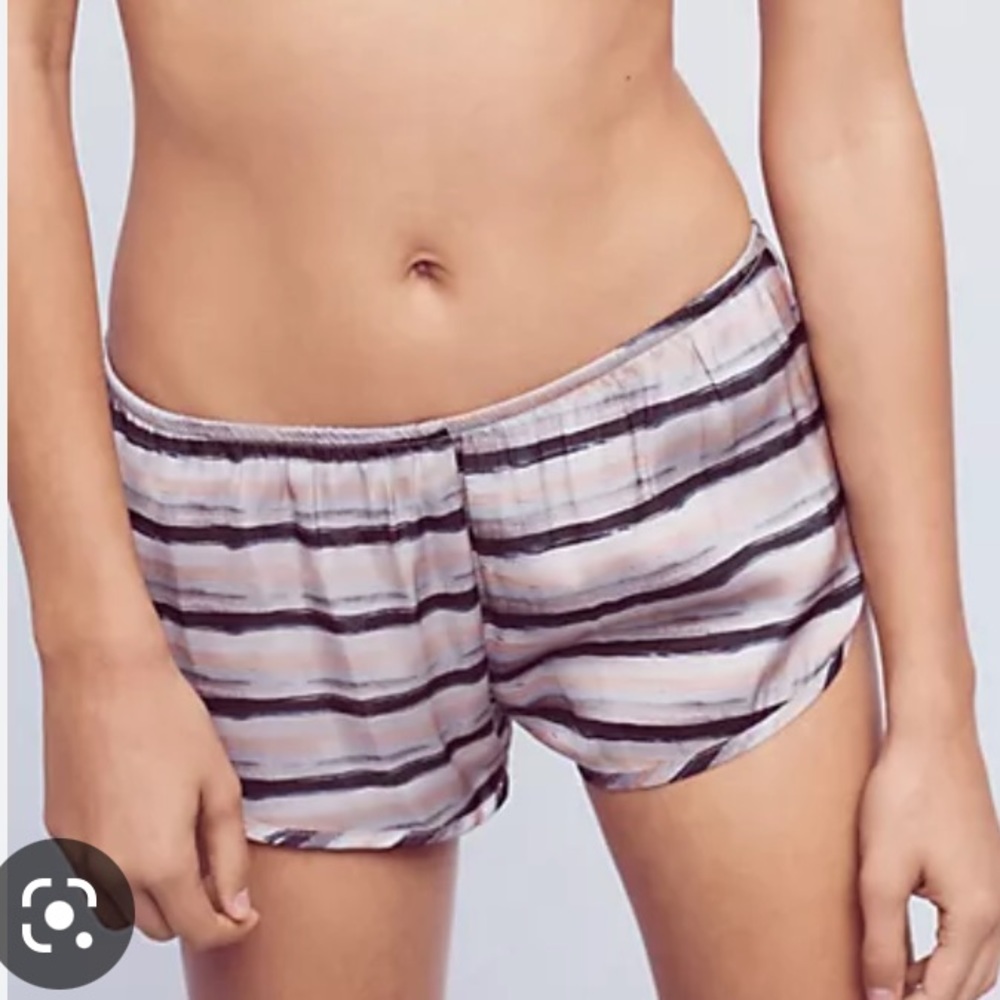 Cali Dreaming Nylon watercolor sleep shorts